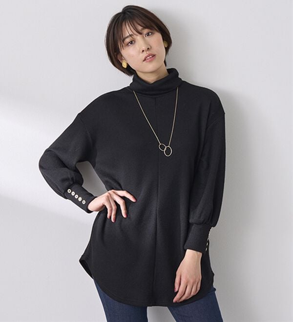 BELLUNA（ベルーナ）の「ニット見えデザインチュニック（チュニック）」｜詳細画像