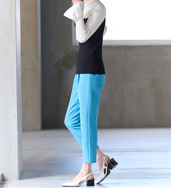 RANAN（ラナン）の「＜ムースタッチ＞洗える！バイカラータートルリブニット（ニット・セーター）」｜詳細画像