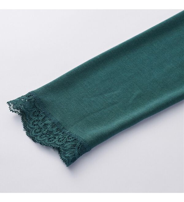 YU'NOW（ユナウ）の「【吸湿発熱】【抗菌防臭】汗取り付あったかインナー（首元深あきタイプ）（肌着・インナーウェア）」｜詳細画像