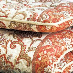 「抗菌防臭防ダニ　吸汗速乾機能ボリューム敷布団（敷布団）」｜オレンジ