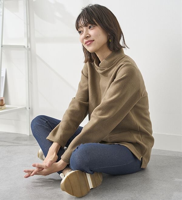 BELLUNA（ベルーナ）の「まるではく毛布！静電防止付裏ファーレギンス（スパッツ・レギンス）」｜詳細画像