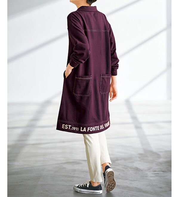 BELLUNA（ベルーナ）の「＜ＦＩＬＡ＞配色ステッチバックポケット使いワンピース（その他ワンピース）」｜詳細画像