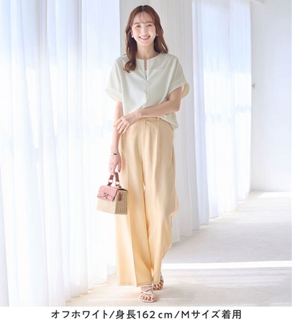 alotta（アロッタ）の「ジップ使いドルマンブラウス（ブラウス）」｜詳細画像