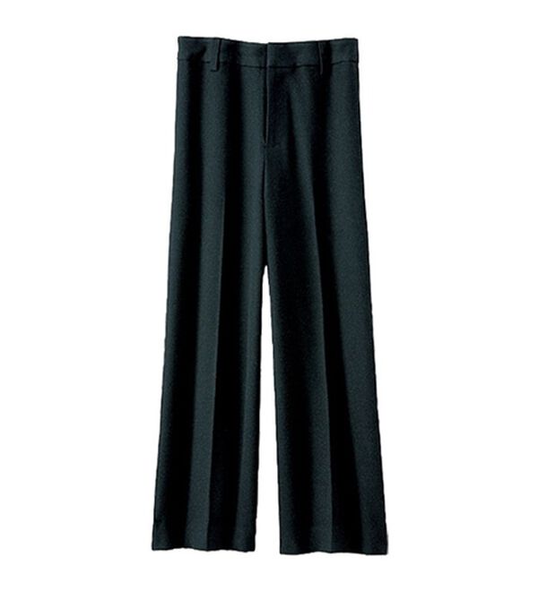 BELLUNA（ベルーナ）の「サマ見え（スーパーウォーム）ウール調センタープレスクロップドパンツ（クロップドパンツ）」｜詳細画像