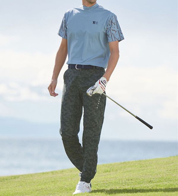 「＜ザ　ショップ　ティーケー＞接触冷感モックネックＴシャツ（メンズＴシャツ）」｜詳細画像