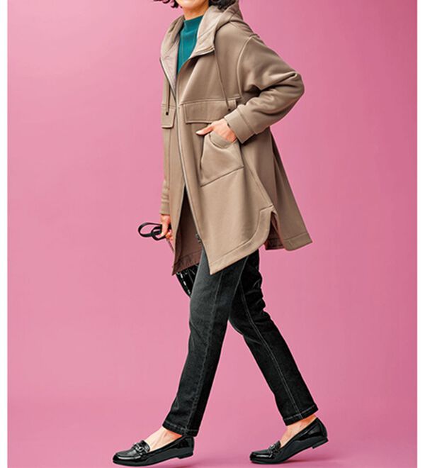 BELLUNA（ベルーナ）の「裏ファービッグポケット付フードジャケット（その他ジャケット）」｜詳細画像