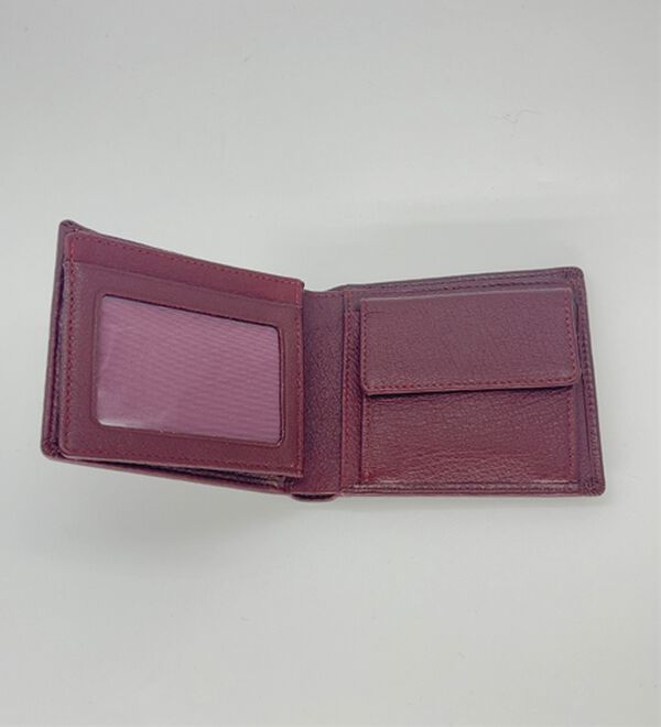 「＜ヒロココシノ・オム・ベーシック＞ソフトレザー折財布（メンズ財布・パスケース）」｜詳細画像