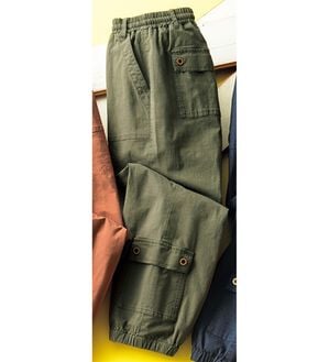 ルフラン（ルフラン）の「カーゴクロップドパンツ＜ピッツ＞（その他パンツ）」｜カーキ