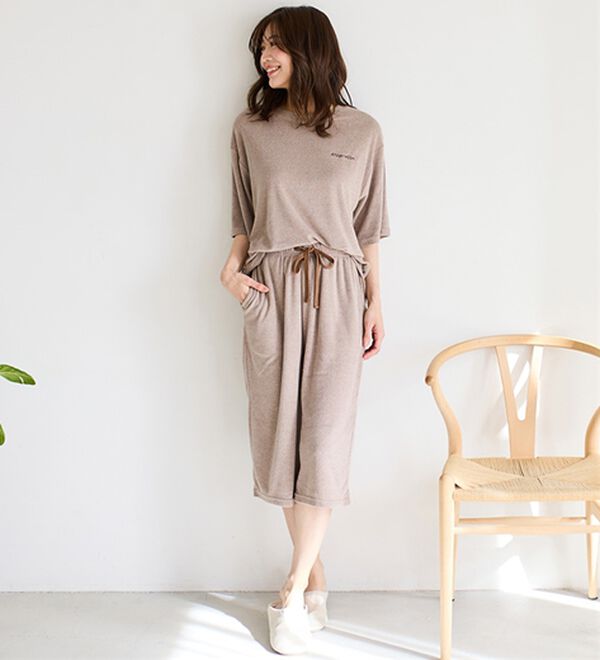 LAVIENNE（ラヴィエンヌ）の「【着るタオル】サラッと気持ちいい！ひんやりクールパイルパジャマ（パジャマ・ルームウェア）」｜詳細画像
