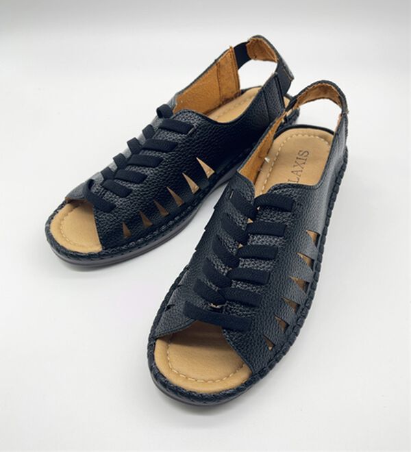 BELLUNA（ベルーナ）の「めちゃ柔らか幅広バックバンドサンダル（サンダル・ミュール）」｜黒