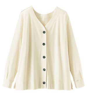 BELLUNA（ベルーナ）の「【UNDOVE】＜日本製＞マルチ機能２ＷＡＹカーディガン（その他カーディガン）」｜アイボリー