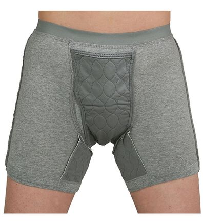 「【３枚組】ＮＥＷシャカシャカしな～い失禁ボクサー（メンズ尿漏れパンツ）」