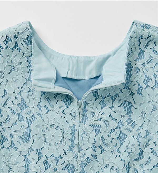 RANAN（ラナン）の「配色デザインレースワンピース（その他ワンピース）」｜詳細画像