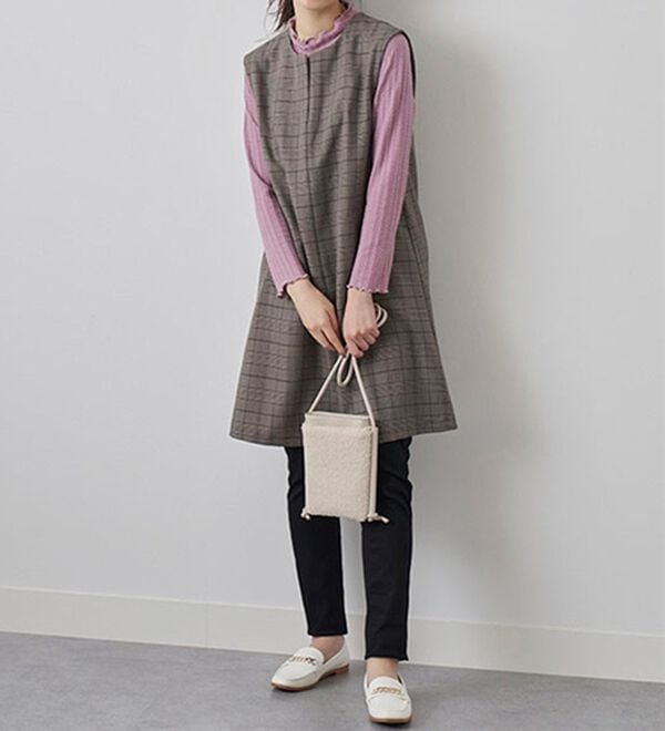 BELLUNA（ベルーナ）の「フリル衿ジャカードプルオーバー（カットソー）」｜詳細画像