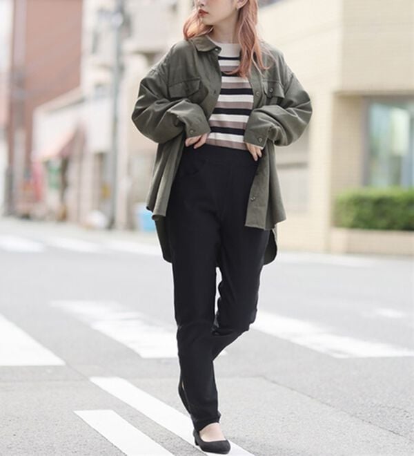 A HAPPY MARILYN（アハッピーマリリン）の「【Ｍ～８Ｌ】楽ちん暖かスキニーパンツ（スリム・スキニーパンツ）」｜詳細画像