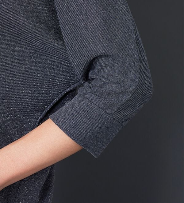 BELLUNA（ベルーナ）の「ラメ調ドルマンプルオーバー（カットソー）」｜詳細画像