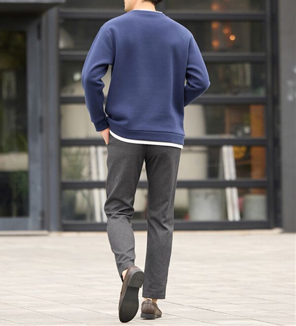 REMEN'S（リメンズ）の「起毛やわらかテーパードパンツ（メンズフルレングスパンツ）」｜詳細画像