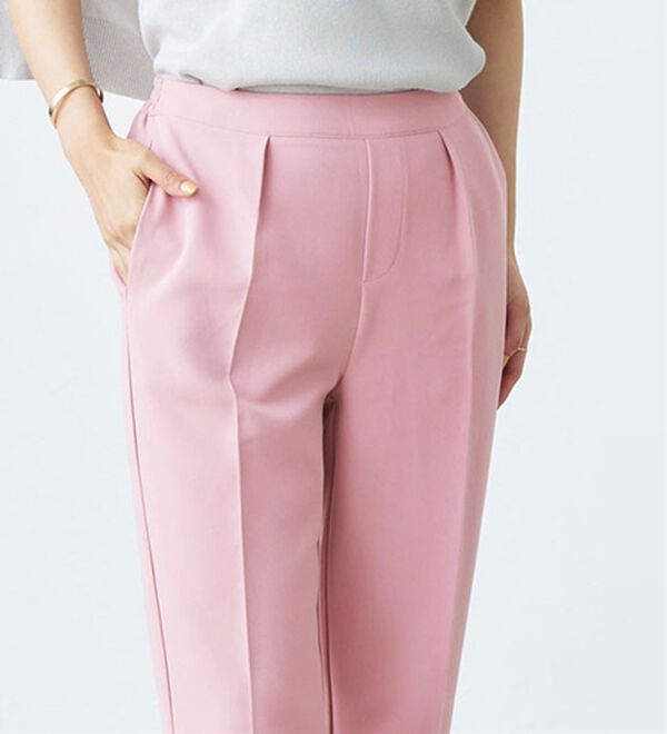 Pierrot（ピエロ）の「多機能ストレッチツイルテーパードパンツ（フルレングスパンツ）」｜詳細画像