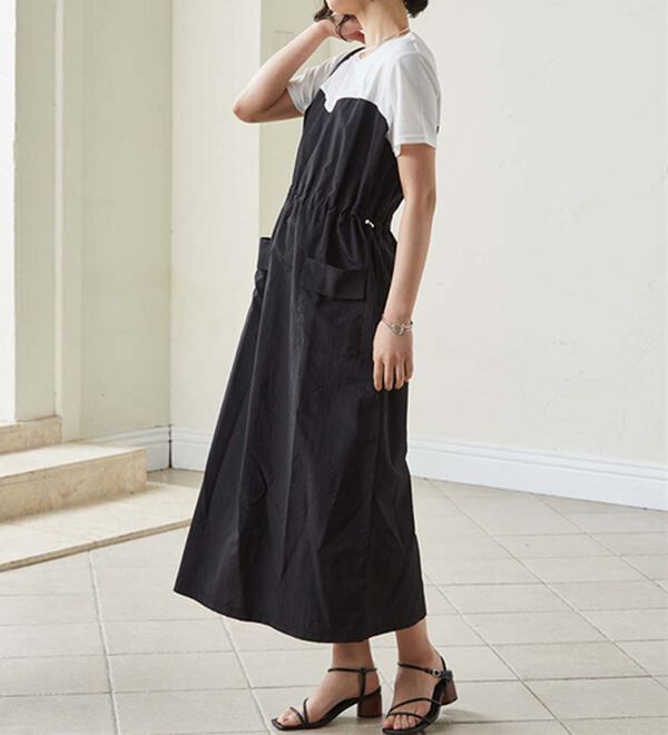 RANAN（ラナン）の「ワークデザインドッキングワンピース（ドッキングワンピース）」｜詳細画像