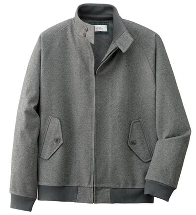 「メルトンジャージスイングトップ（メンズジャケット）」