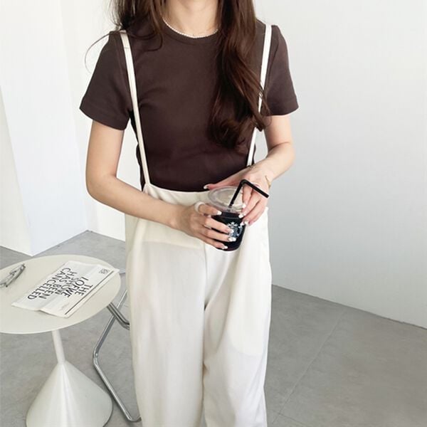 GeeRA（ジーラ）の「サロペットワイドパンツ（オールインワン）」｜詳細画像