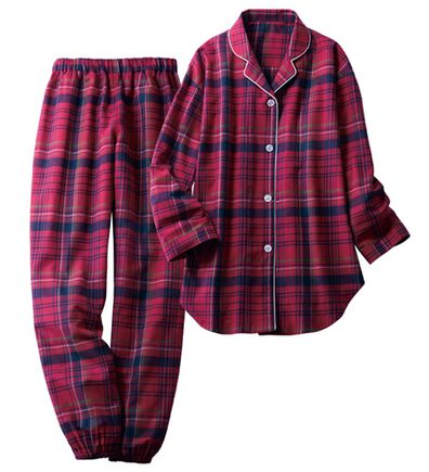 LAVIENNE（ラヴィエンヌ）の「綿１００％ふんわり柔か微起毛パジャマ（パジャマ・ルームウェア）」