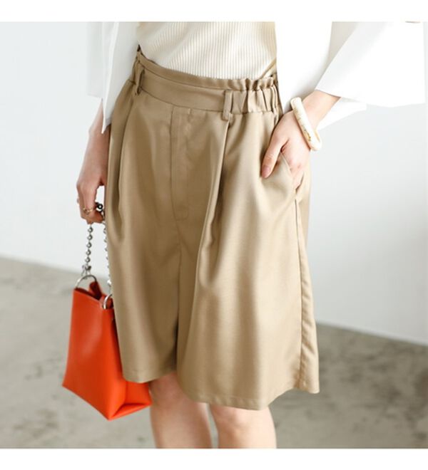 GeeRA（ジーラ）の「ハイウエストハーフパンツ（その他パンツ）」｜詳細画像