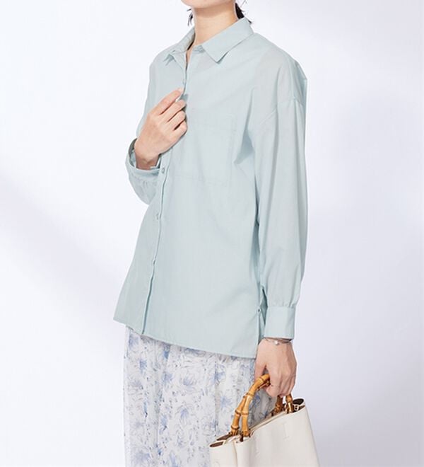 BELLUNA（ベルーナ）の「ベーシックデザインオーバーサイズシャツ（シャツ）」｜詳細画像