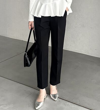 GeeRA（ジーラ）の「美脚きれい魅せ！テーパードパンツ（フルレングスパンツ）」