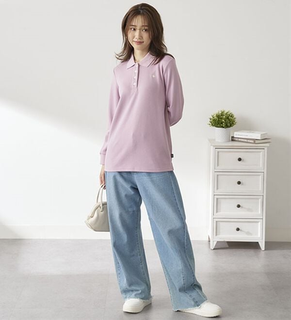 BELLUNA（ベルーナ）の「【ＰＯＬＯ　ＢＣＳ】裏起毛かのこポロシャツ（ポロシャツ）」｜詳細画像