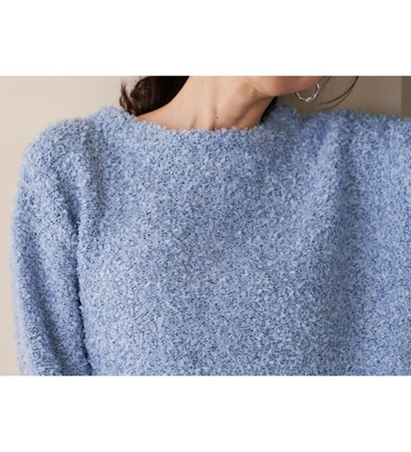 RANAN（ラナン）の「前後2WAYリボンヤーンショート丈カーディガン（ニットカーディガン）」｜詳細画像