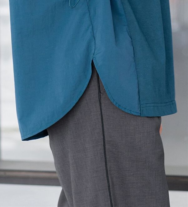 BELLUNA（ベルーナ）の「高見え！異素材切替ドロスト使いプルオーバー（カットソー）」｜詳細画像