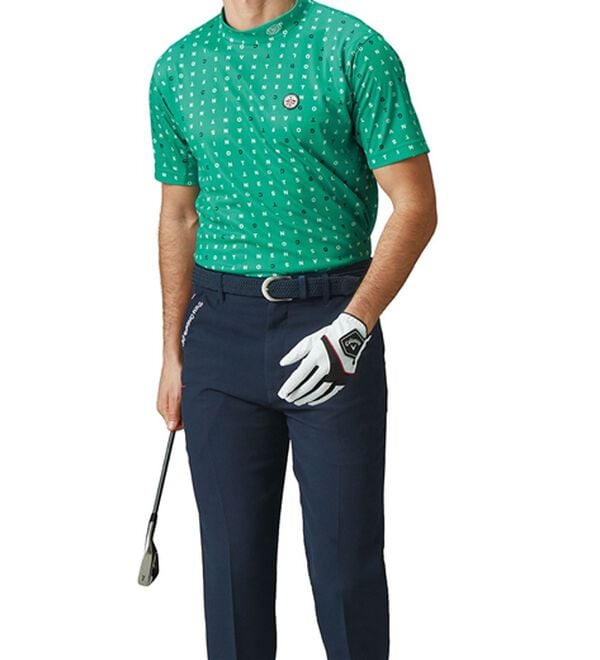 「＜トランスコンチネンツゴルフ＞ビッグメッシュ夏専用ゴルフシャツ（メンズシャツ）」｜詳細画像