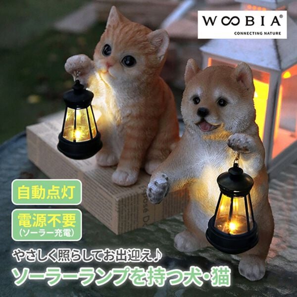 ソーラーランプを持つ犬・猫 - ベルーナ【公式】