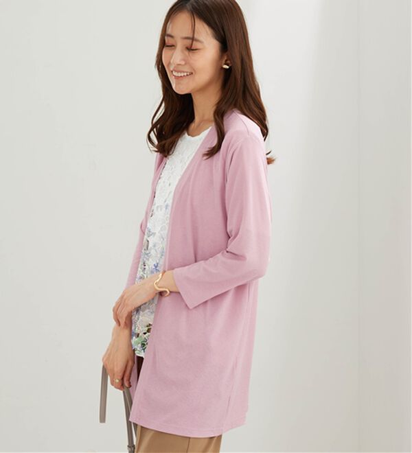 BELLUNA（ベルーナ）の「彩り花柄レースカーディガンアンサンブル（アンサンブル）」｜詳細画像