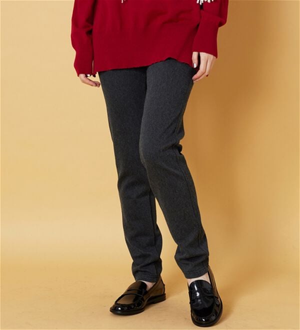 BELLUNA（ベルーナ）の「裏ベロアストレッチ素材レギンスパンツ（フルレングスパンツ）」｜詳細画像