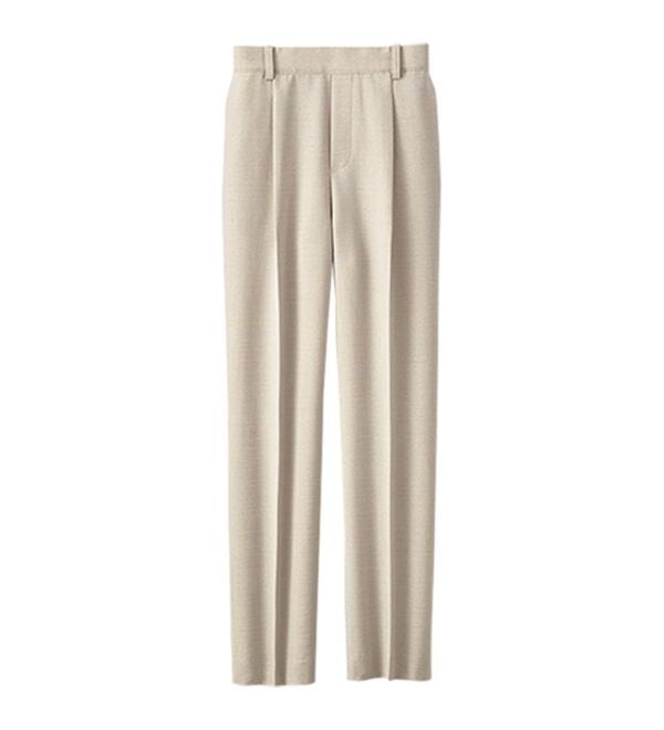 BELLUNA（ベルーナ）の「ヒンヤリ爽快！麻調ビンテージテーパードパンツ（テーパードパンツ）」｜詳細画像