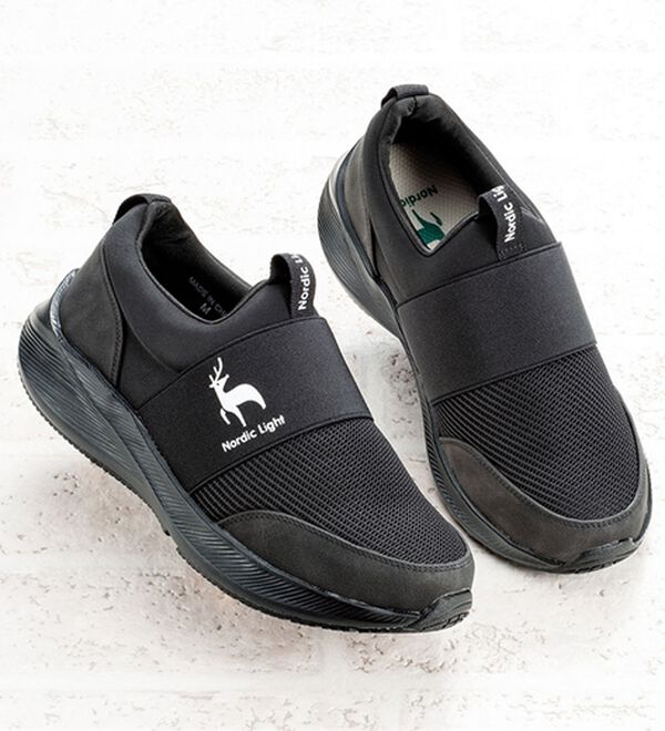 ルフラン（ルフラン）の「＜ノルディックライト＞ゴムベルトスニーカー（スニーカー）」｜ブラック