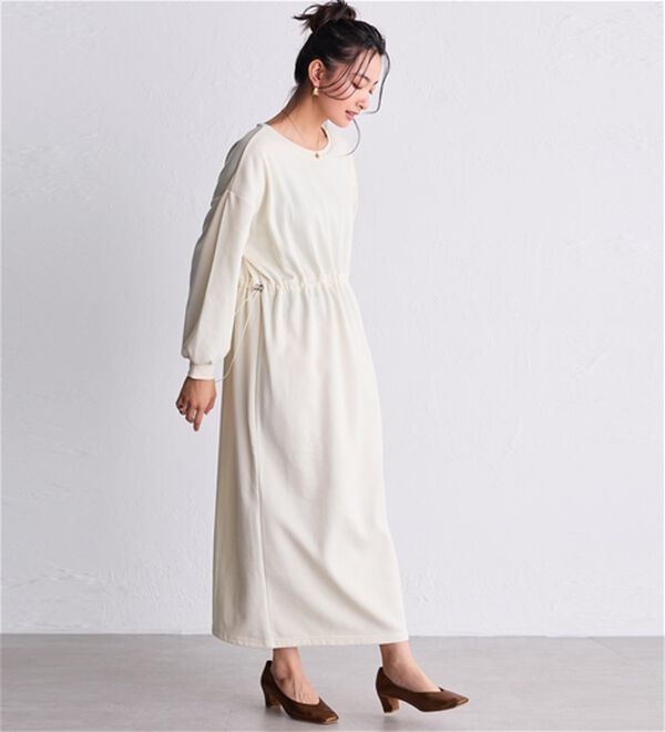 RANAN（ラナン）の「裏起毛！アンチピリング！ドロストワンピース（その他ワンピース）」｜詳細画像