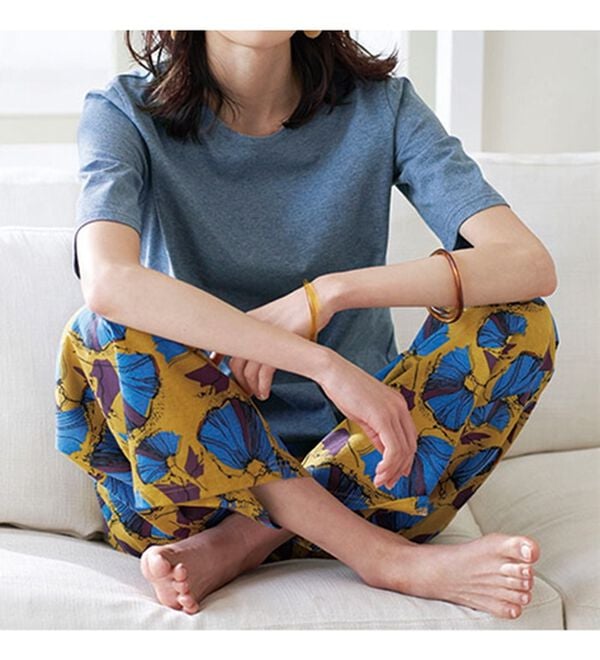 BELLUNA（ベルーナ）の「綿１００％抗菌防臭汗ジミ対策プルオーバー（カットソー）」｜詳細画像