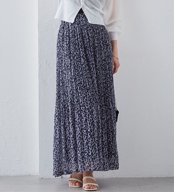 RANAN（ラナン）の「シフォンプリーツマキシスカート（ロングスカート）」｜詳細画像