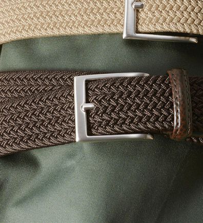 「＜カンサイオム＞メッシュゴムベルト（メンズベルト）」