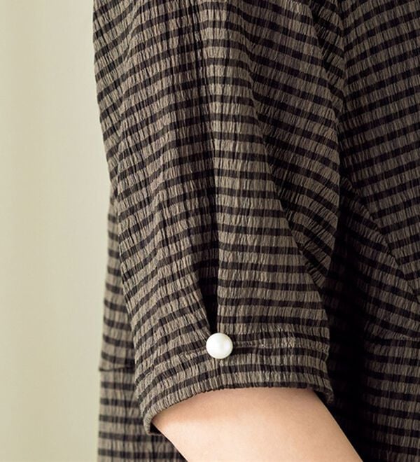 ルフラン（ルフラン）の「【３色組】切替フレアチュニック（チュニック）」｜詳細画像