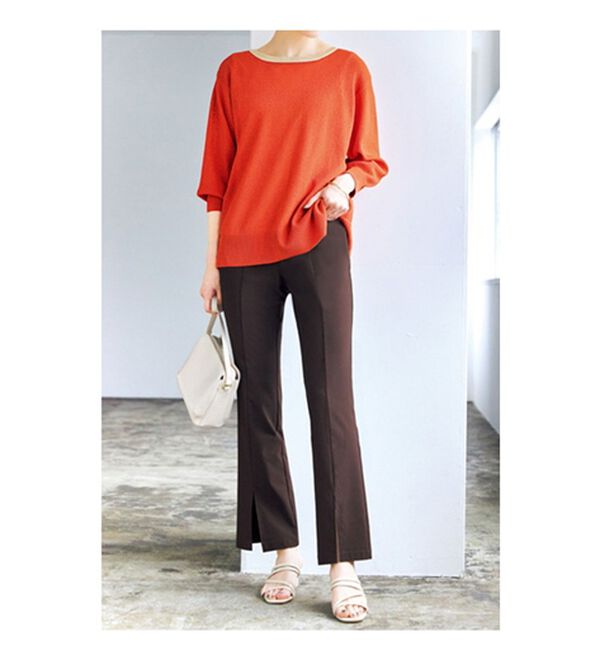 VINNO（ヴィノ）の「前後２ＷＡＹニットカーディガン（ニットカーディガン）」｜詳細画像