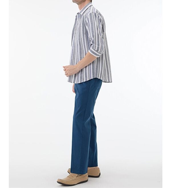 「＜コムルヴァン・オム＞クールリネンイージースラックス（メンズスラックス）」｜詳細画像