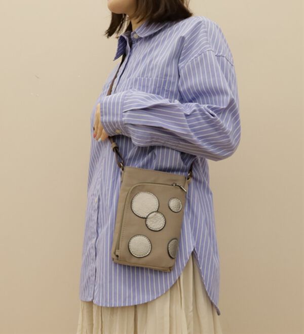 BELLUNA（ベルーナ）の「お出かけ上手なドットモチーフミニショルダー（ショルダーバッグ）」｜詳細画像