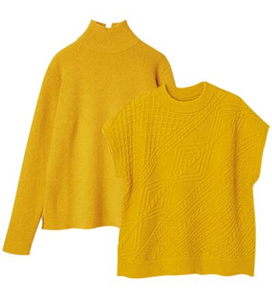 RANAN（ラナン）の「２点セット　レイヤードニット（ニット・セーター）」