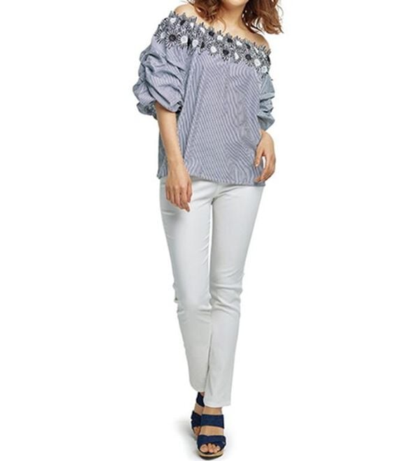 GeeRA（ジーラ）の「嬉しい機能付！股上深めのゆるフィットレギンスパンツ（フルレングスパンツ）」｜ホワイト