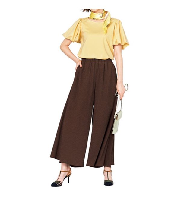 VINNO（ヴィノ）の「ストレッチ素材・楊柳ラクかるパンツ（その他パンツ）」｜詳細画像