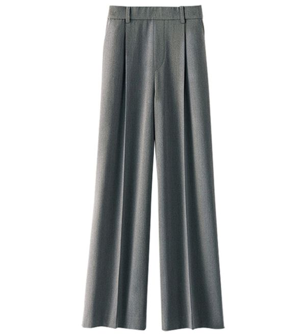 BELLUNA（ベルーナ）の「サマ見え！美脚タック使いワイドパンツ（ワイドパンツ・ガウチョ）」｜詳細画像